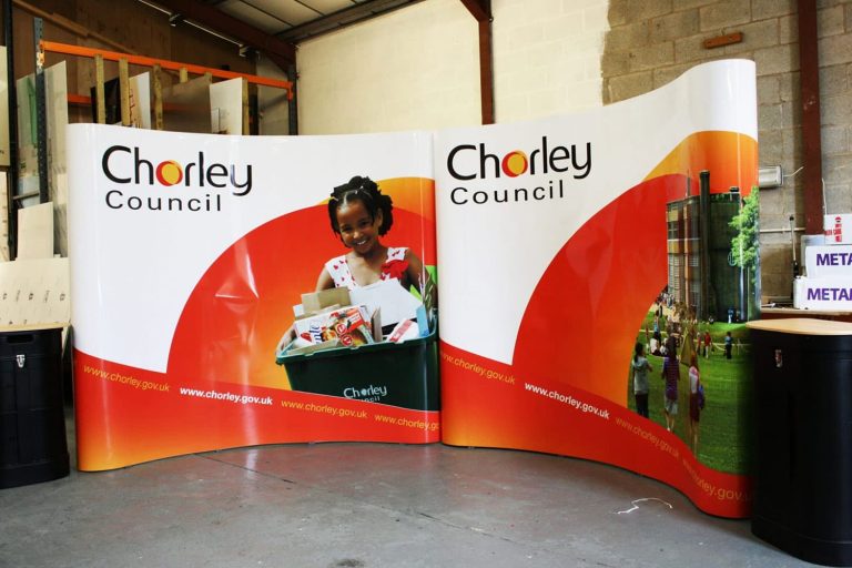 Chorley Council - pop-up exhibition stands
