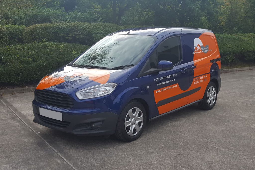 CJP Northwest Plastering and Rendering Specialists - full vehicle wrap