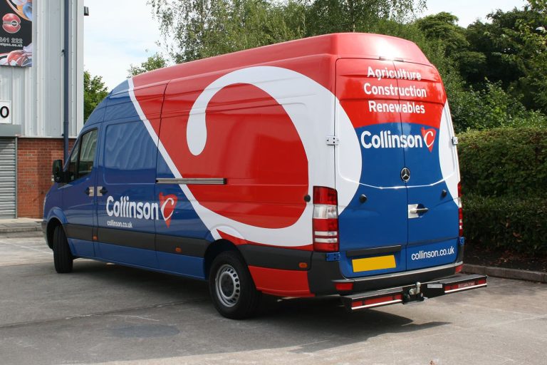 Collinson - full colour digitally printed van wrap.