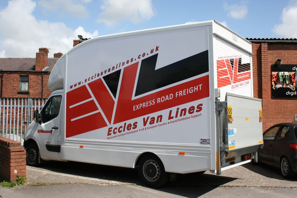 Eccles Van Lines - digitally printed vehicle graphics