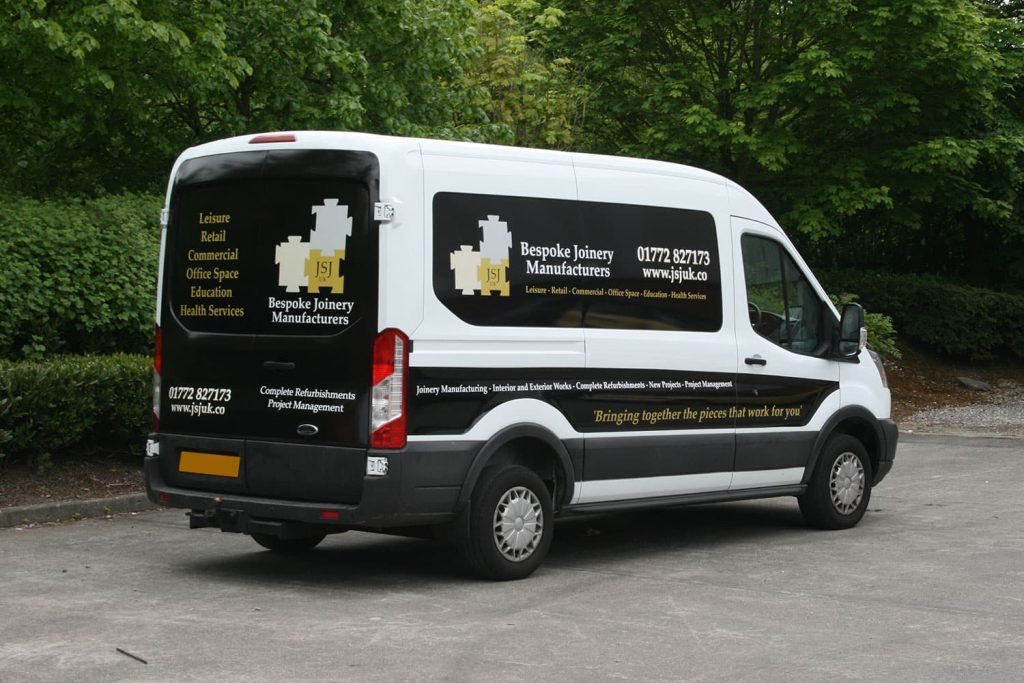 J S Joinery - print and cut vinyl vehicle graphics