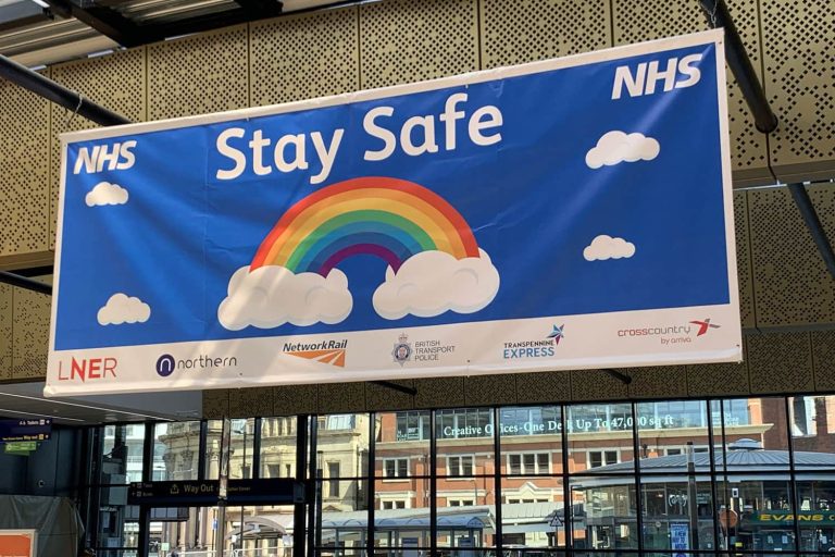 NHS Stay Safe - PVC banner
