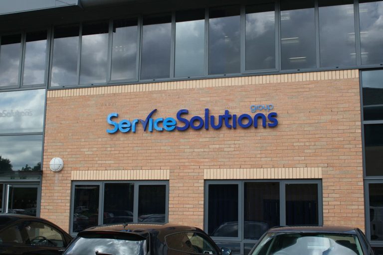 Service Solutions Group - office built up 3D acrylic letters
